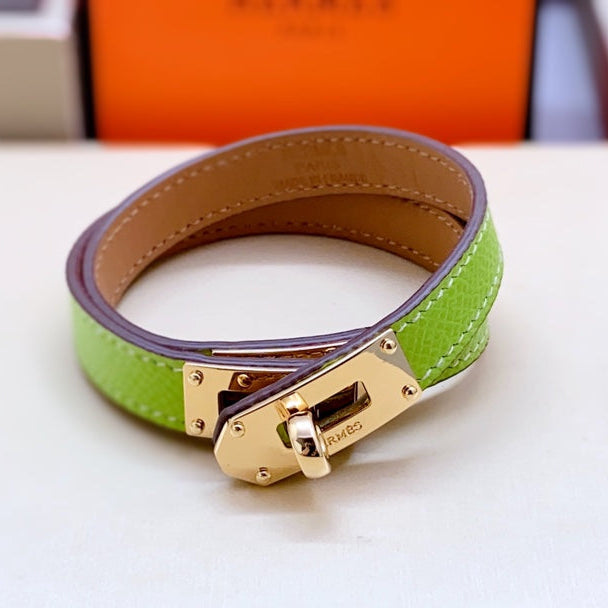 HM Kelly Double Tour Pink Gold Bracelet